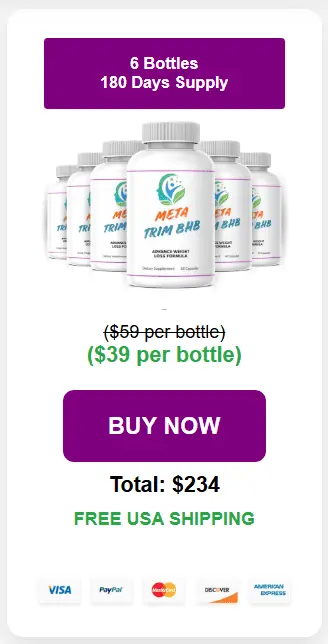 metatrim bhb 6 bottles price